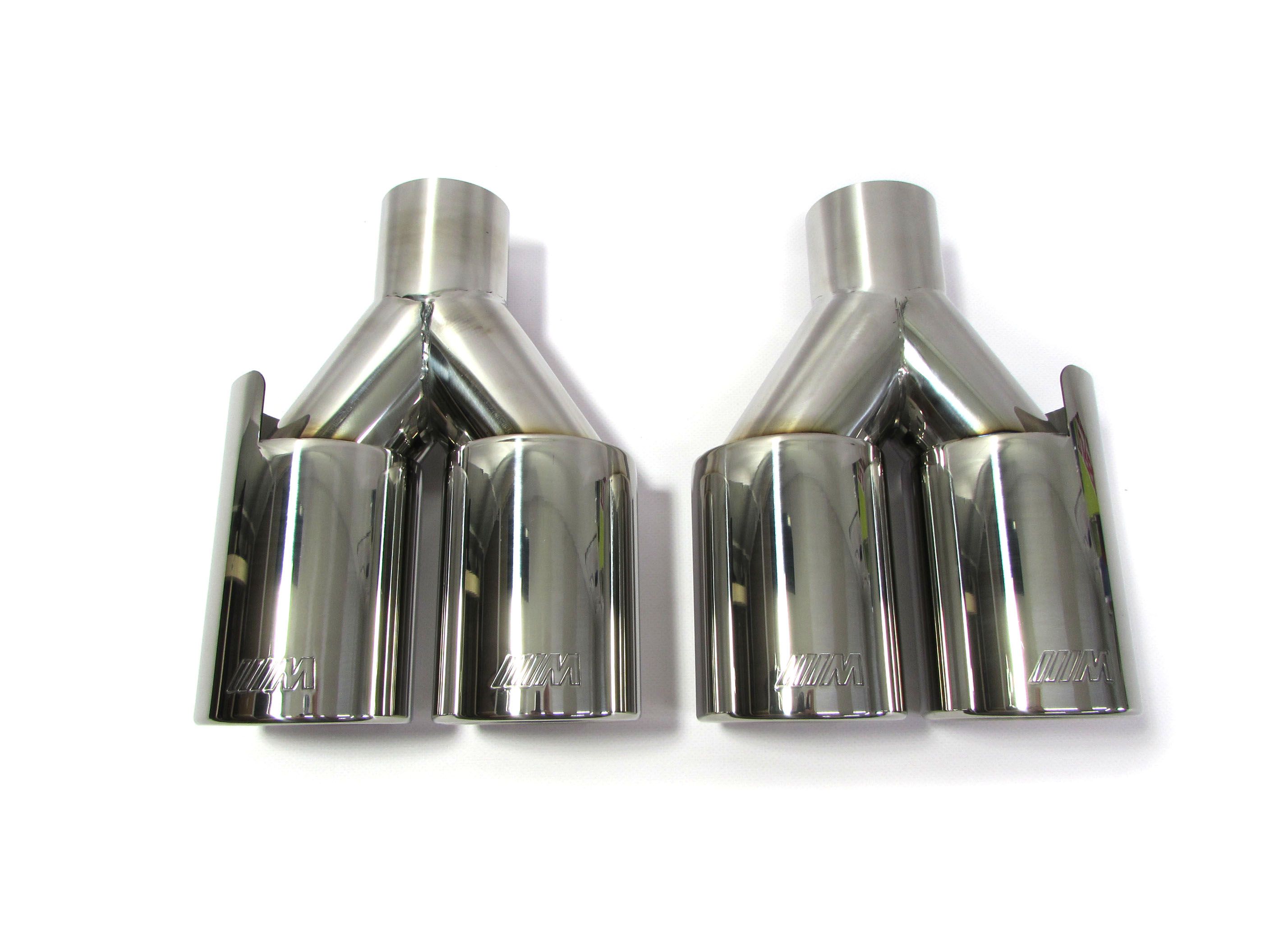 Насадки двойные для глушителя вход 63, выходы 89мм