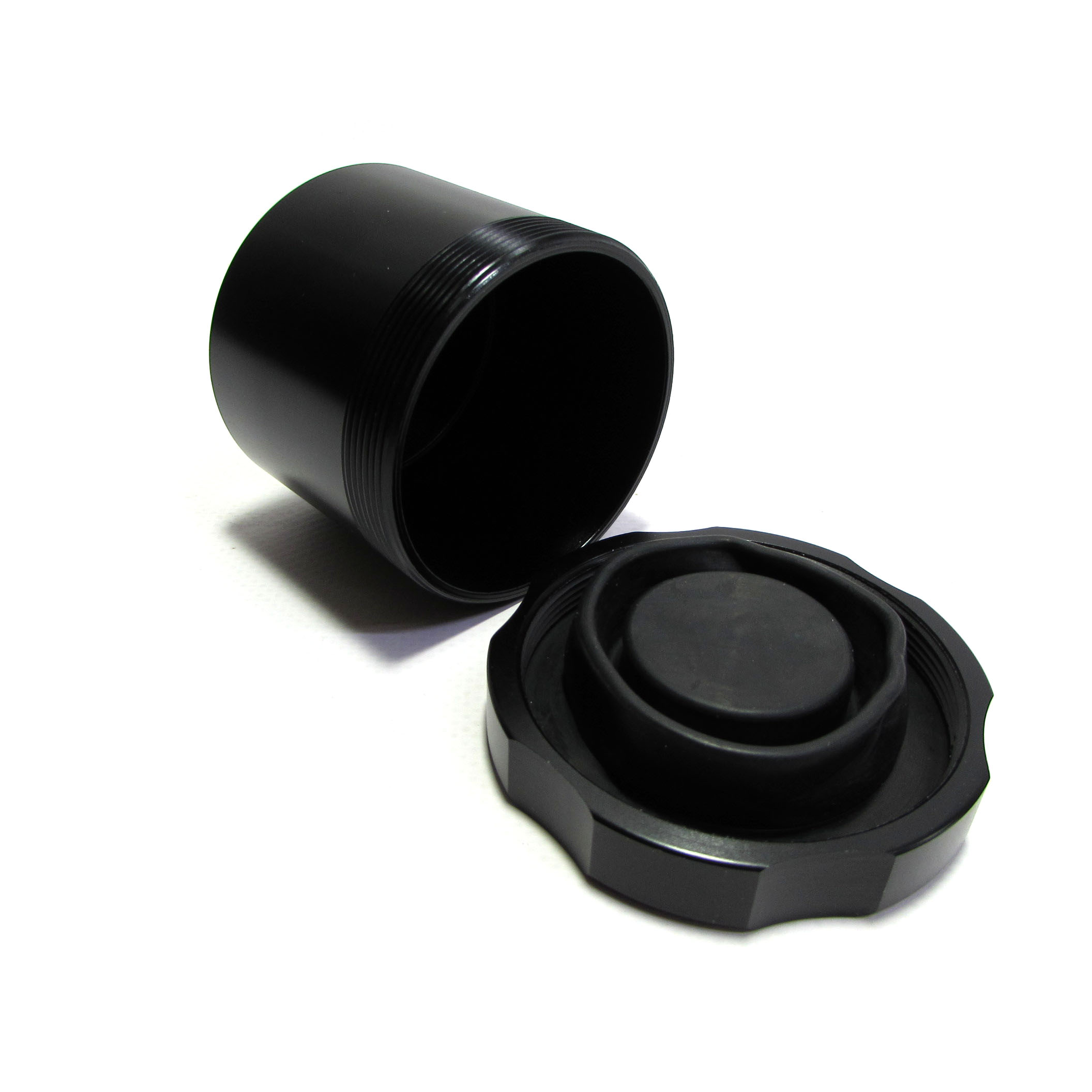 Бачок для тормозной жидкости алюминиевый, черный