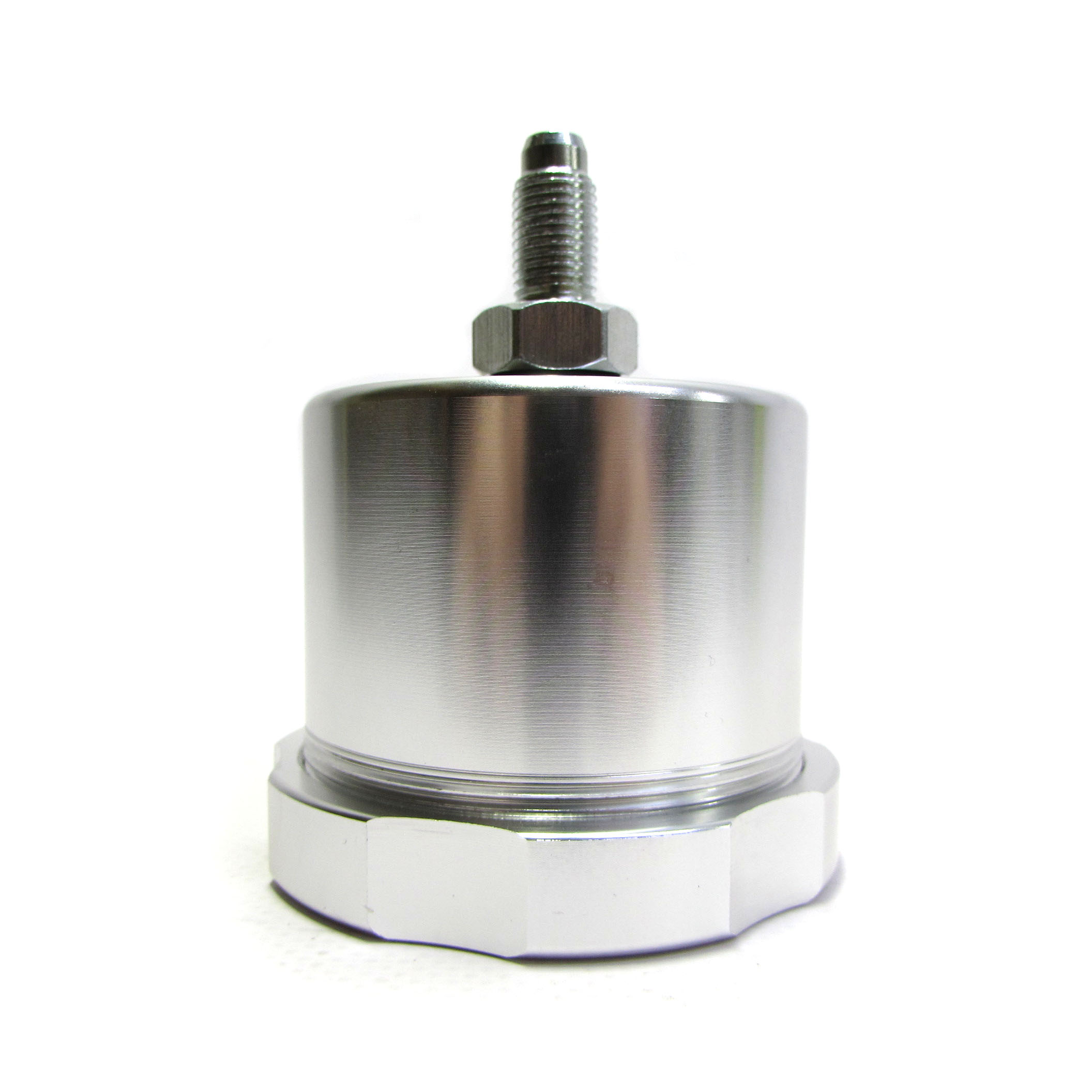 Бачок для тормозной жидкости алюминиевый, серебристый