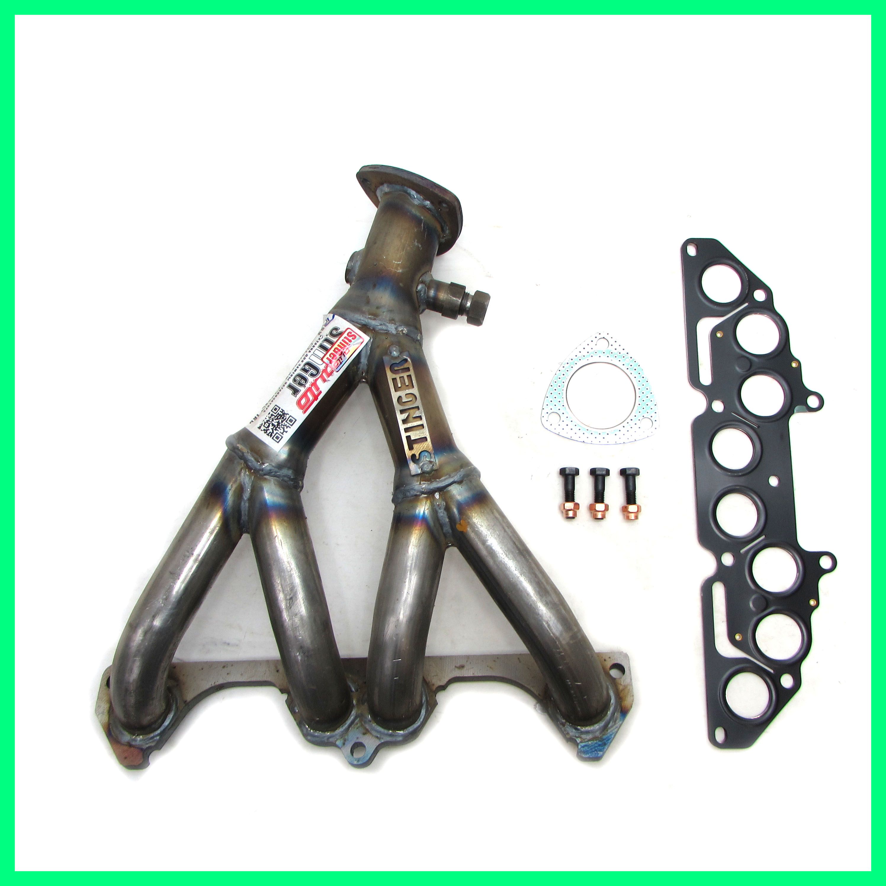 Выпускной коллектор паук 4-2-1 V8 (вставка замены катализатора) для автомобилей ВАЗ, Лада Приора, Гранта, Калина, 2110, 2111, 2112, 2114 (комплект с прокладками, гайками, болтами)