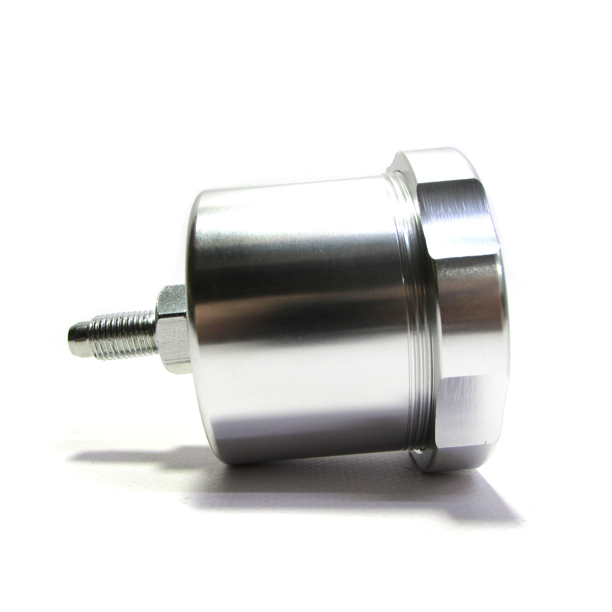 Бачок для тормозной жидкости алюминиевый, серебристый