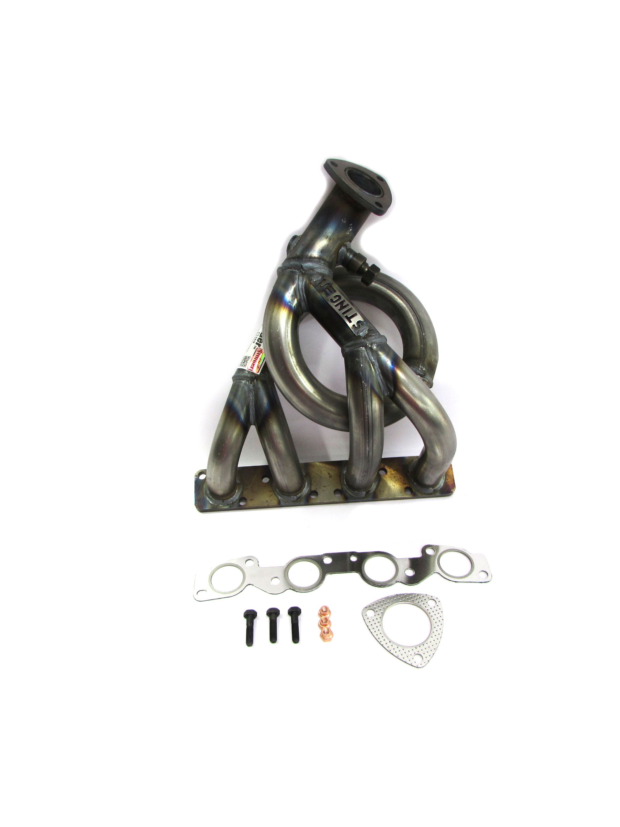Выпускной коллектор паук со звуком Subaru Лада Веста V16 (вставка замены катализатора) для автомобилей Lada Vesta (комплект с прокладками, гайками, болтами)
