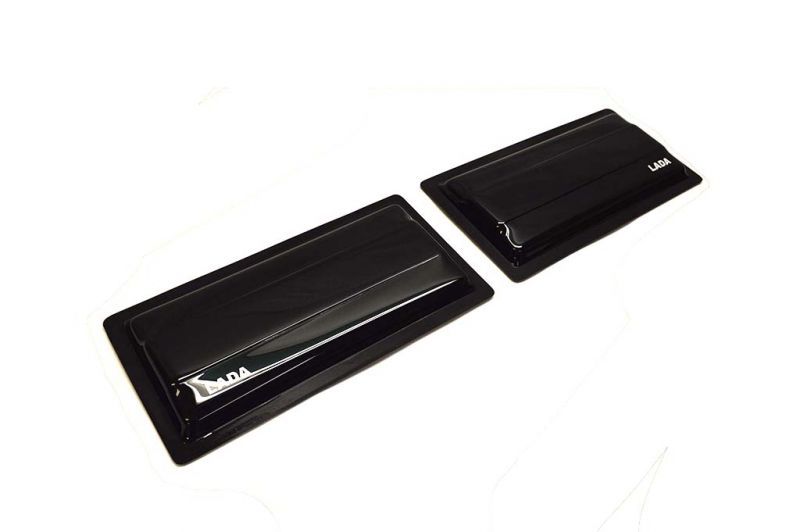 Накладки на фары ВАЗ 2106, черные