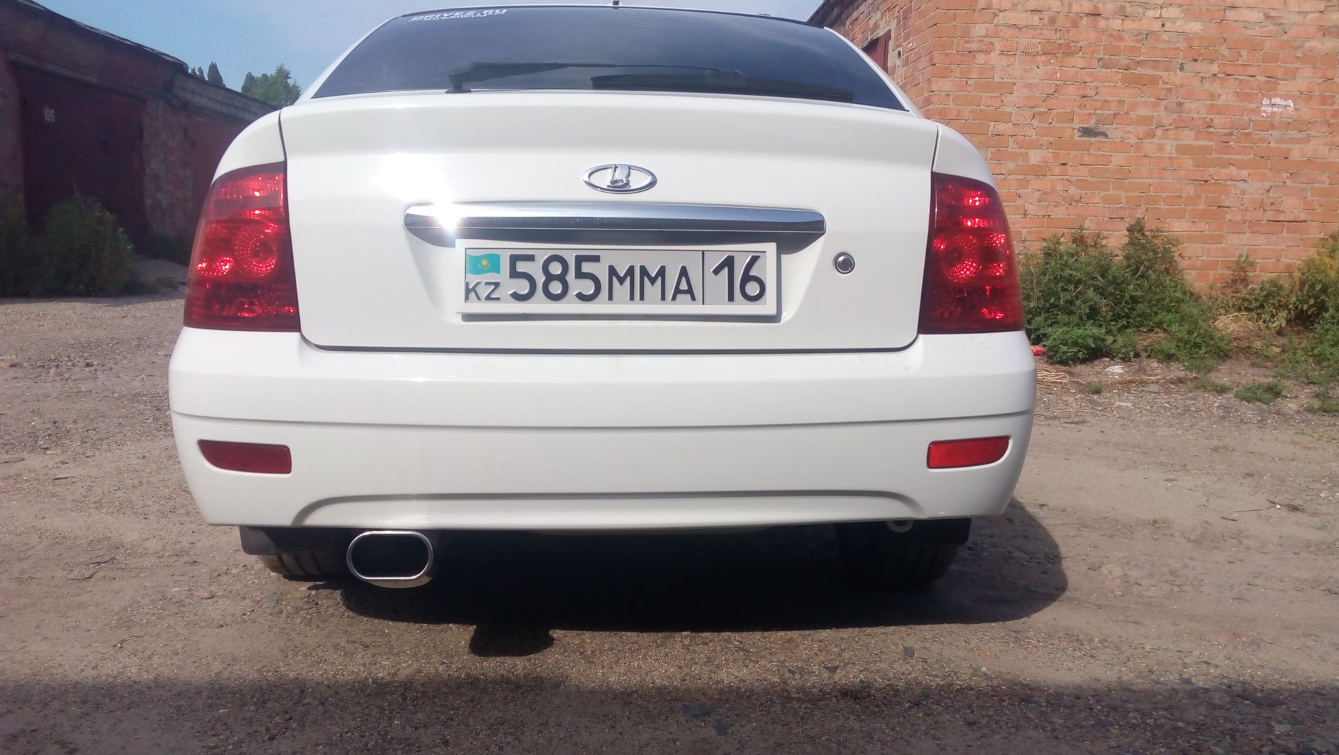 Глушитель Stinger sport приора седан, без насадки