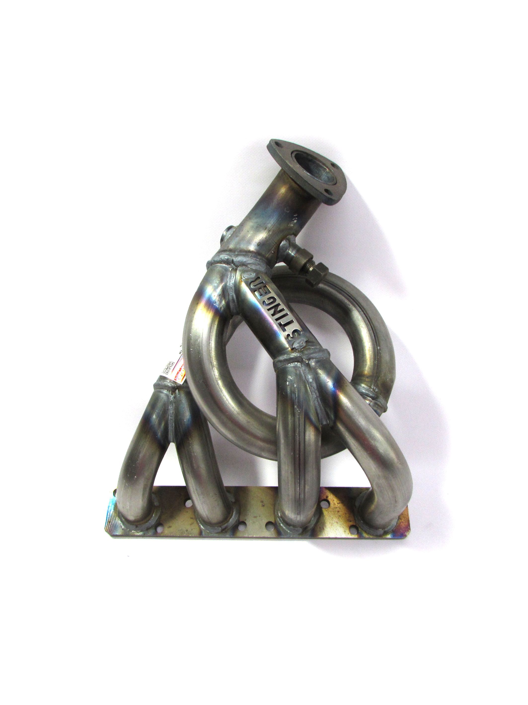 Выпускной коллектор паук со звуком Subaru Лада Веста V16 (вставка замены катализатора) для автомобилей Lada Vesta (комплект с прокладками, гайками, болтами)