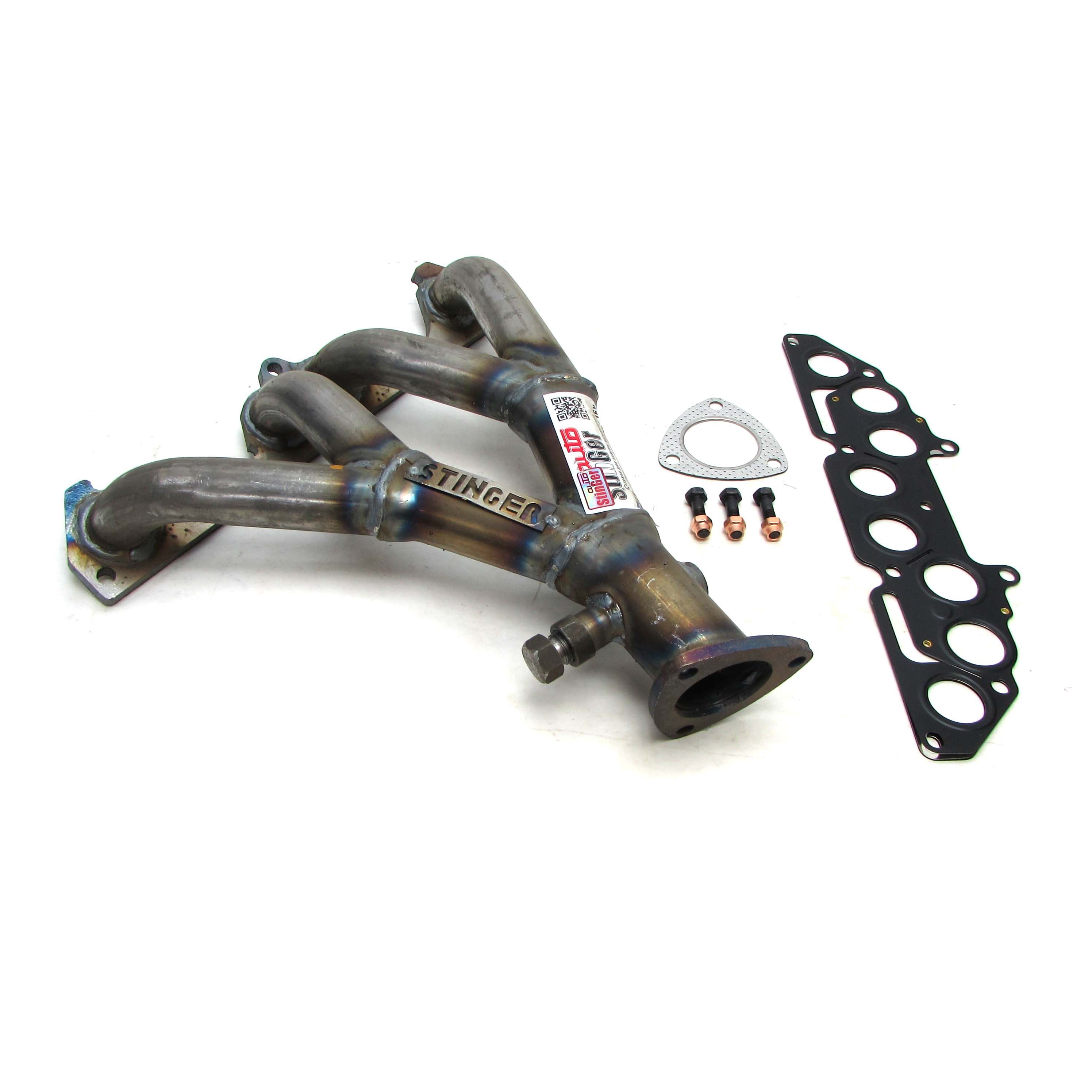 Выпускной коллектор паук 4-2-1 V8 (вставка замены катализатора) для автомобилей ВАЗ, Лада Приора, Гранта, Калина, 2110, 2111, 2112, 2114 (комплект с прокладками, гайками, болтами)