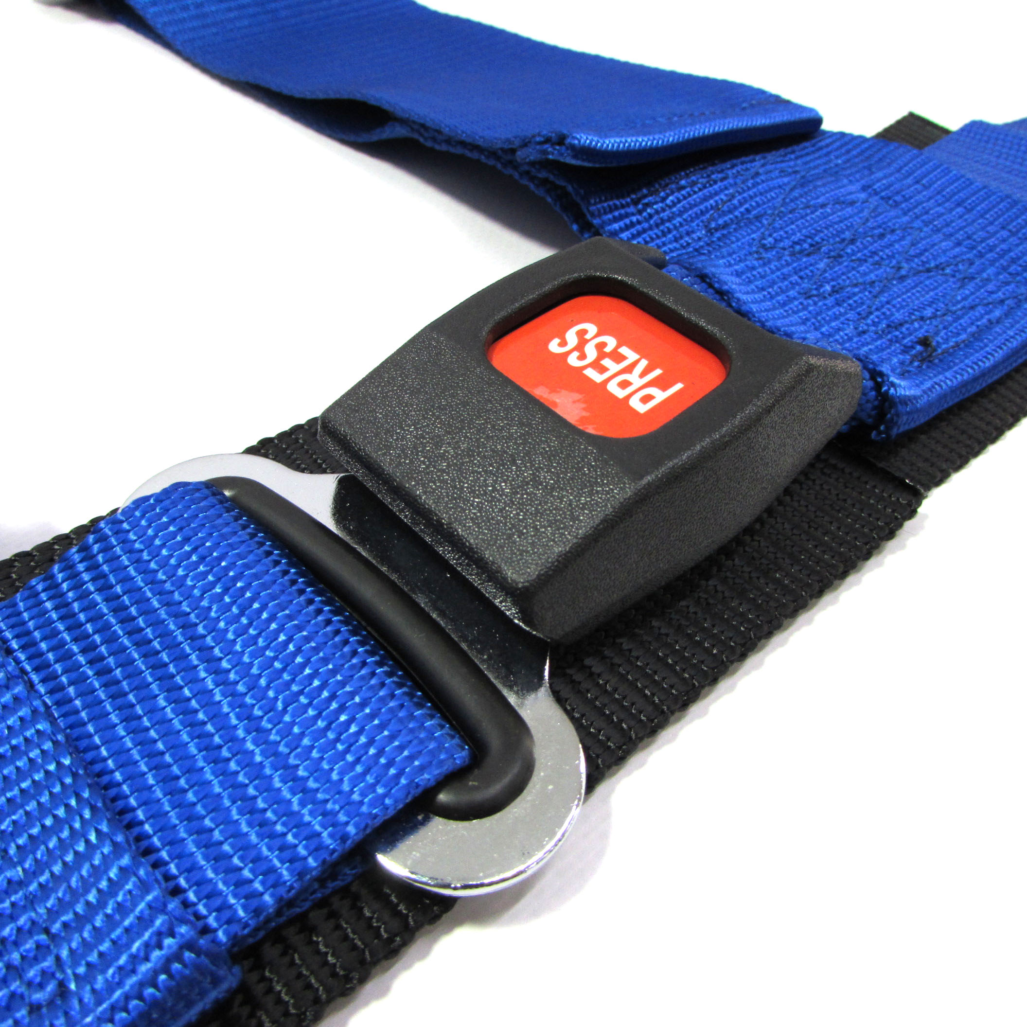 Ремни безопасности 4-х точечные OMP синие