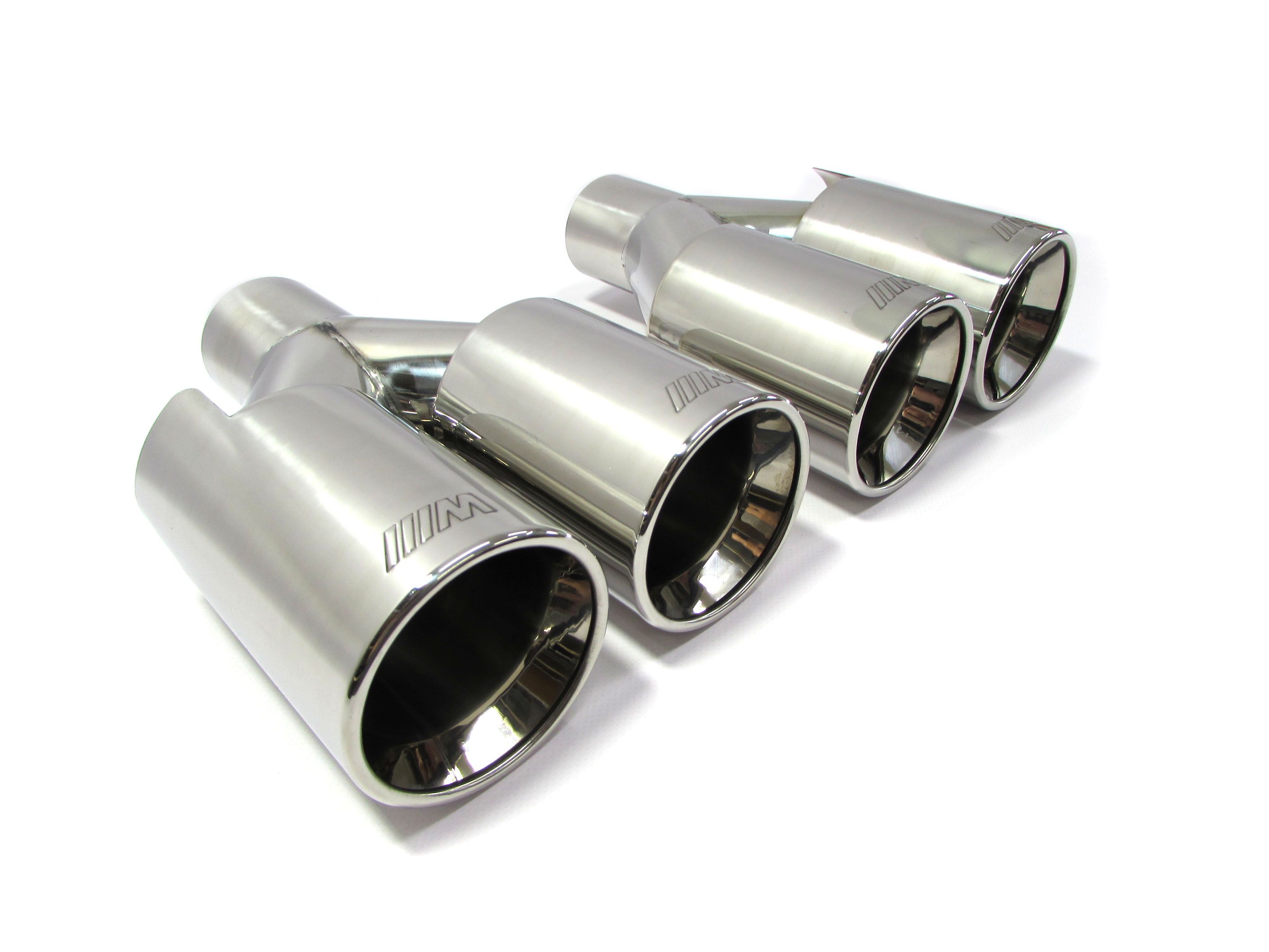 Насадки двойные для глушителя вход 63, выходы 89мм