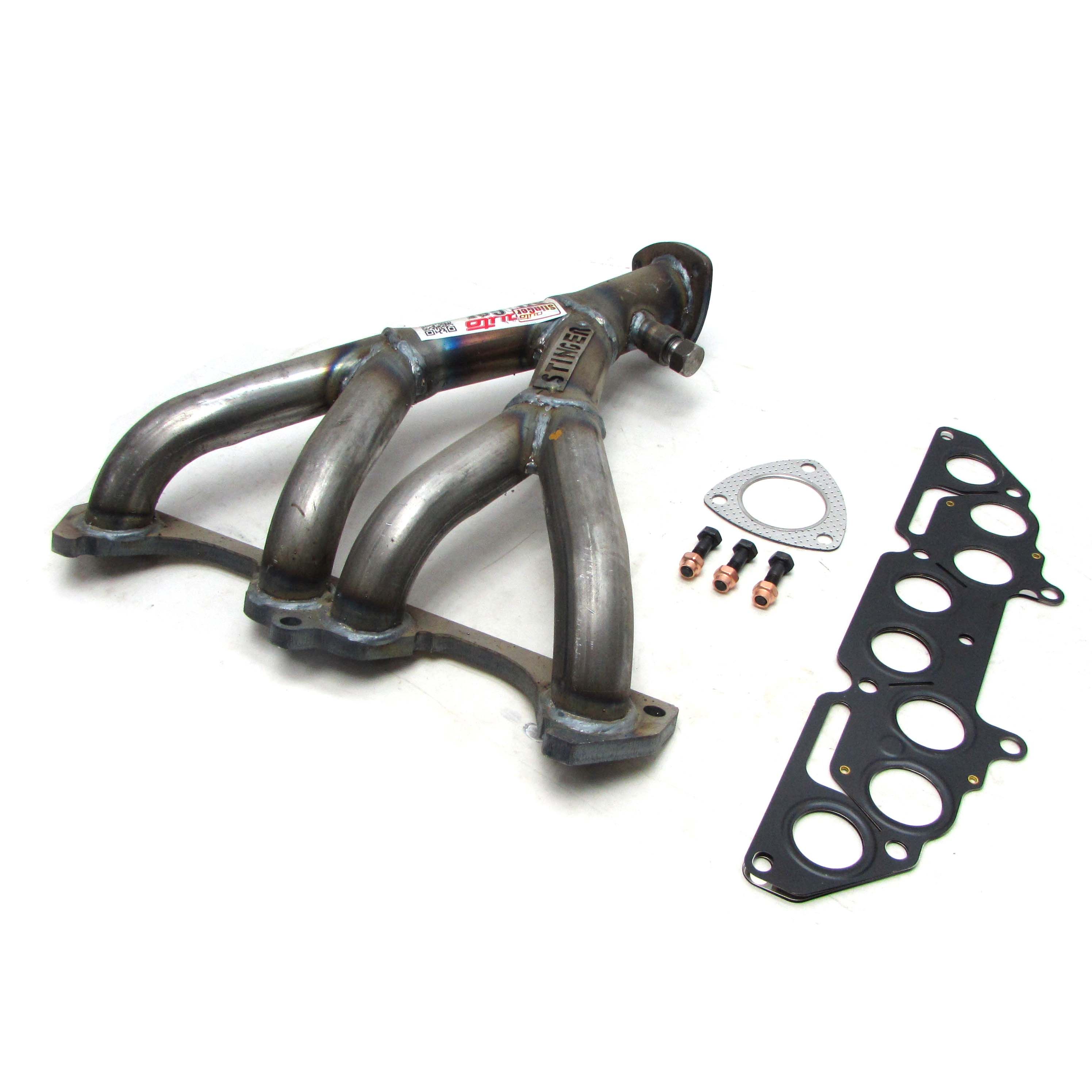 Выпускной коллектор паук 4-2-1 V8 (вставка замены катализатора) для автомобилей ВАЗ, Лада Приора, Гранта, Калина, 2110, 2111, 2112, 2114 (комплект с прокладками, гайками, болтами)