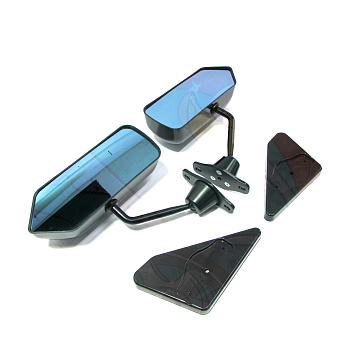 Зеркала заднего вида спорт F1 черные